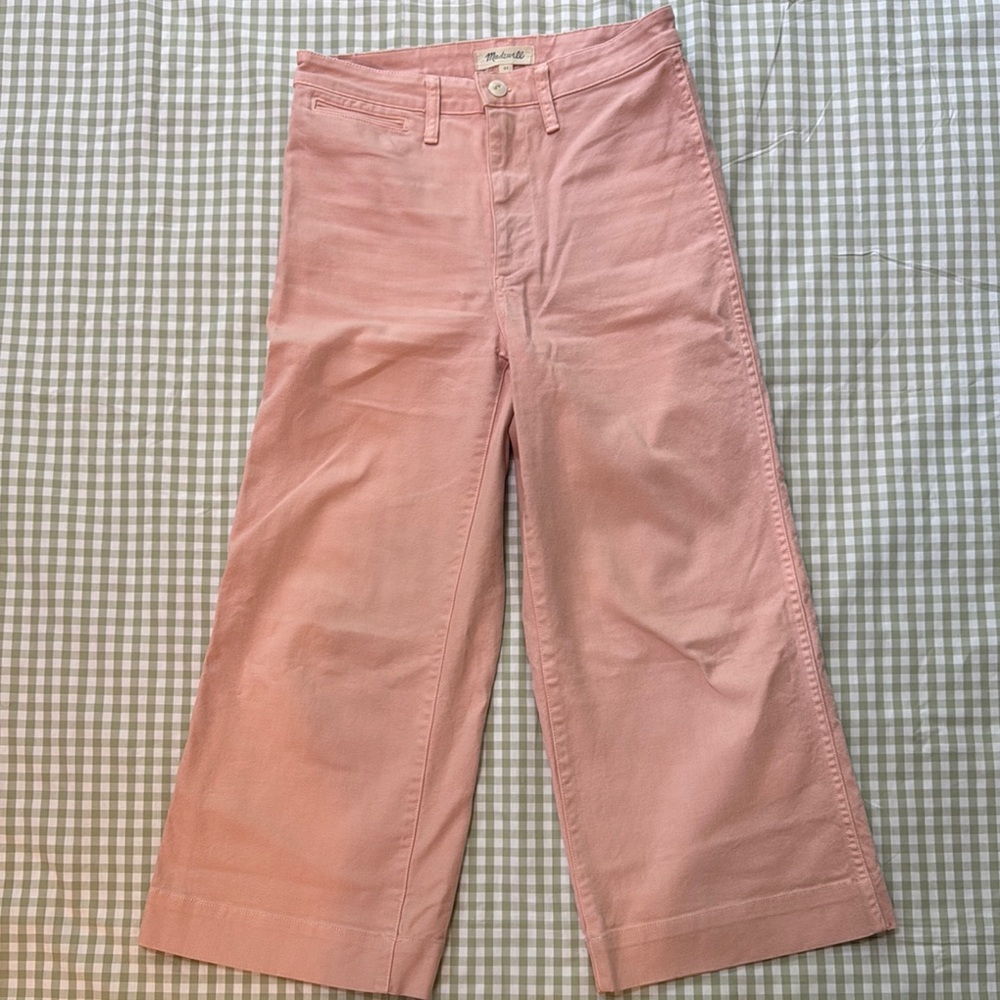 Madewell Blush Pink Trousers